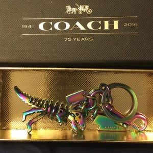 Coach rexy keychain